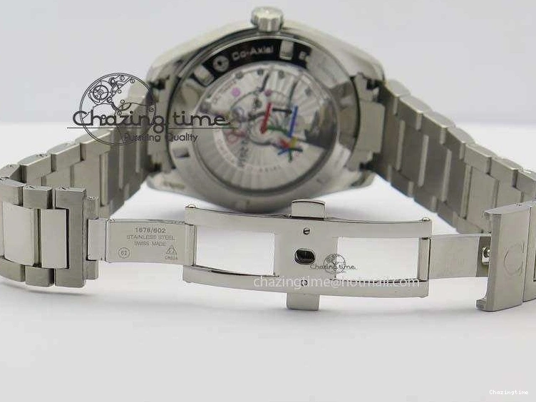 0303 Versatile Aqua Terra ‘PyeongChang 2018’ JHF Best Edition Black Dial On SS Bracelet A 8204